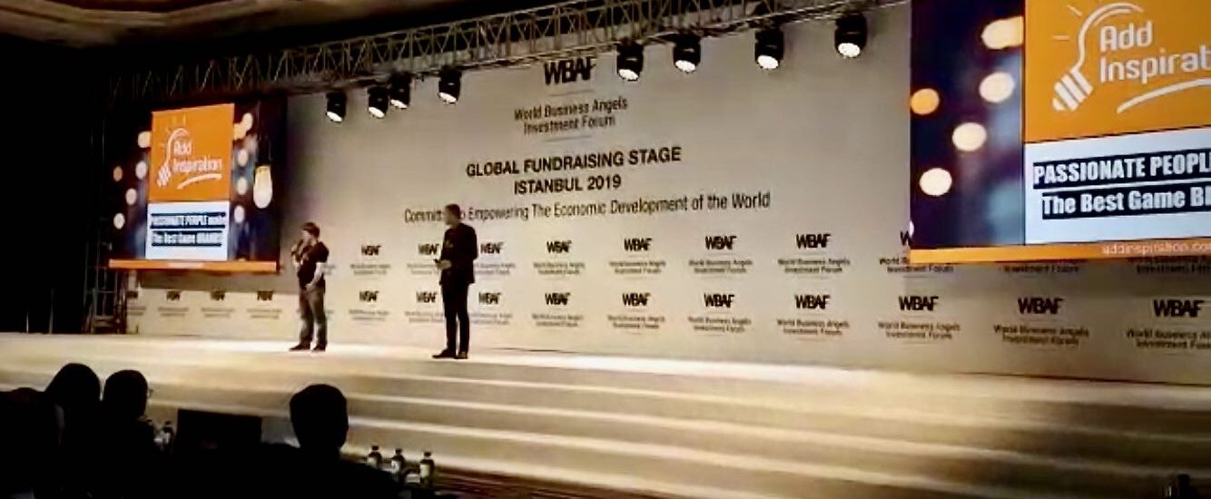 World Business Angesl stage