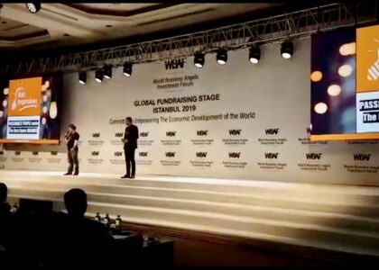 World Business Angesl stage